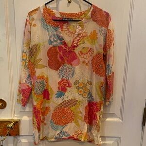 Women's Floral Tunic - Multicolor